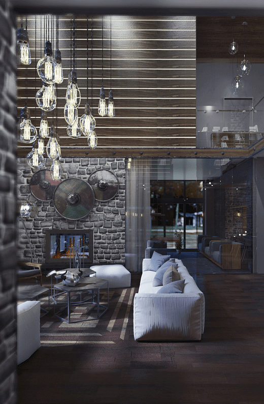 Дизайн интерьера частного дома в нордическом стиле-1 | Студия Maxdesign