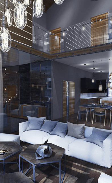 Дизайн интерьера частного дома в нордическом стиле-2 | Студия Maxdesign