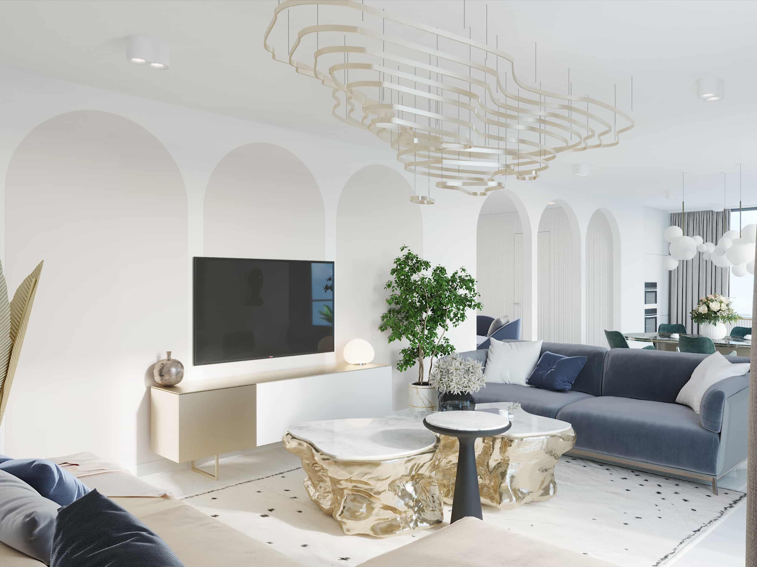 Дизайн апартаментов в Милане в стиле фьюжн-3 | Студия Maxdesign