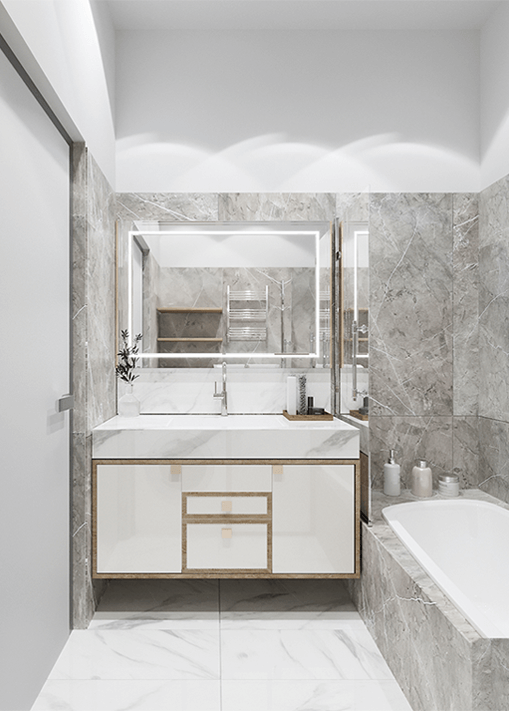 Дизайн интерьера 3-комнатных апартаментов в современном стиле-6 | Студия Maxdesign