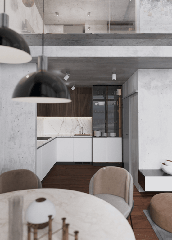 Дизайн интерьера пентхауса в апарт-отеле Prime Residence-2 | Студия Maxdesign