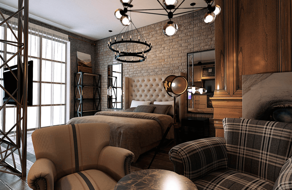 Дизайн интерьера апартаментов в Болгарии в винтажном стиле-2 | Студия Maxdesign