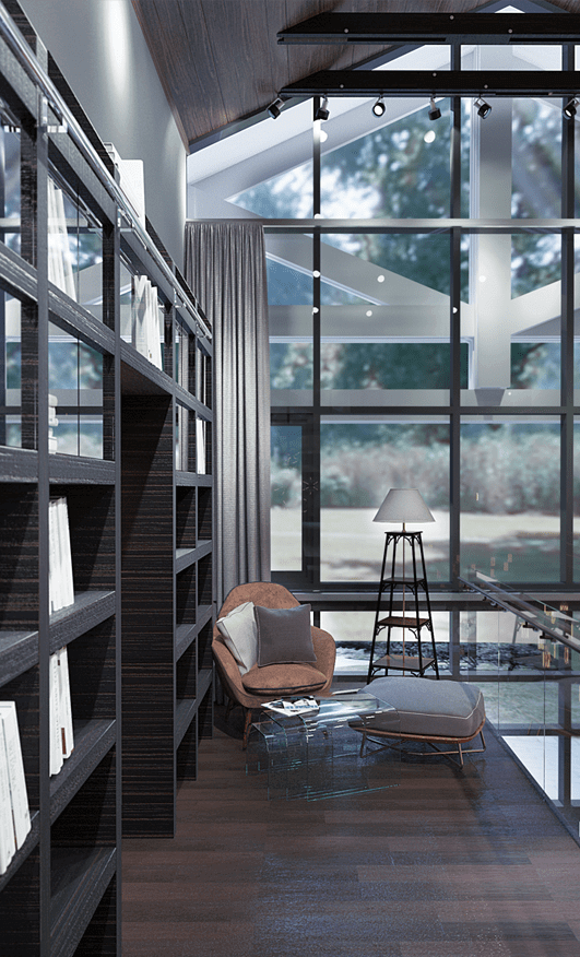 Дизайн интерьера частного дома в нордическом стиле-4 | Студия Maxdesign