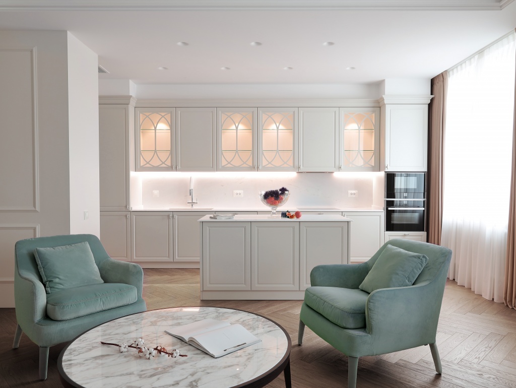 Дизайн интерьера элитных апартаментов в ЖК ROYAL PARK-6 | Студия Maxdesign