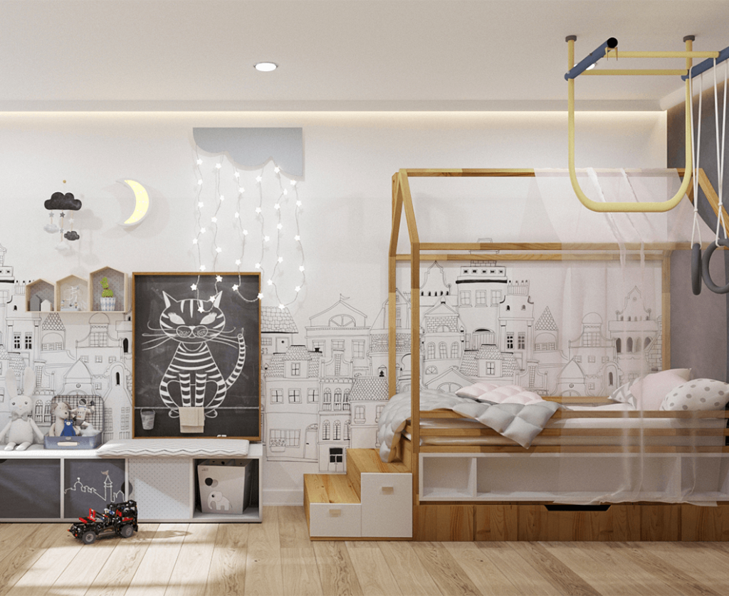 Дизайн интерьера 2-комнатных апартаментов в экостиле-5 | Cтудия Maxdesign