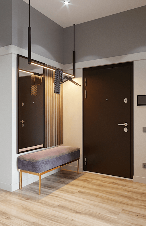 Дизайн интерьера 3-комнатных апартаментов в современном стиле-1 | Студия Maxdesign