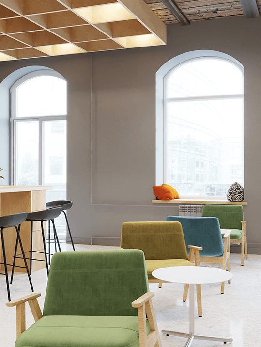 Дизайн интерьера арт-кафе в стиле лофт-3 | Студия Maxdesign
