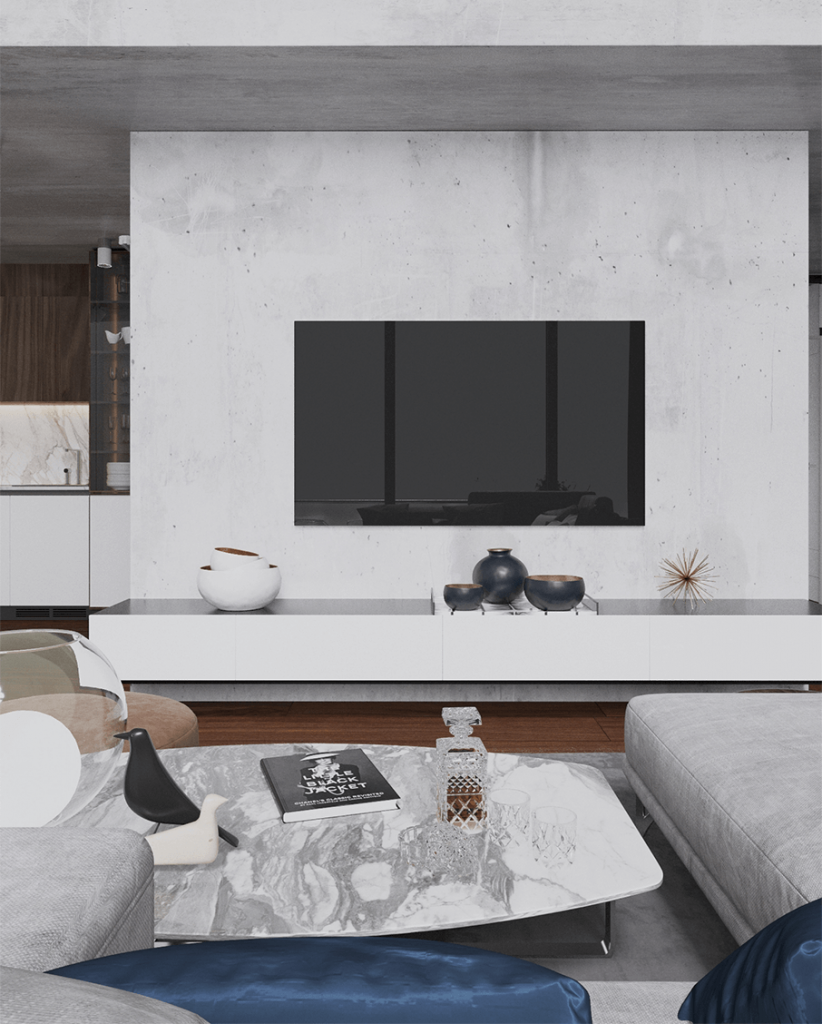 Дизайн интерьера пентхауса в апарт-отеле Prime Residence-1 | Студия Maxdesign