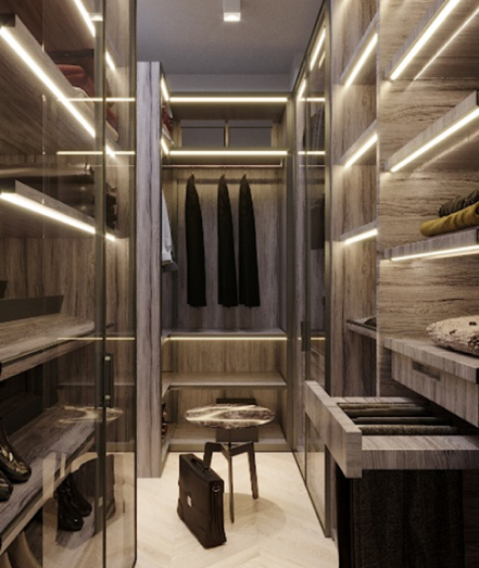 Дизайн интерьера элитных апартаментов в ЖК ROYAL PARK-5 | Студия Maxdesign