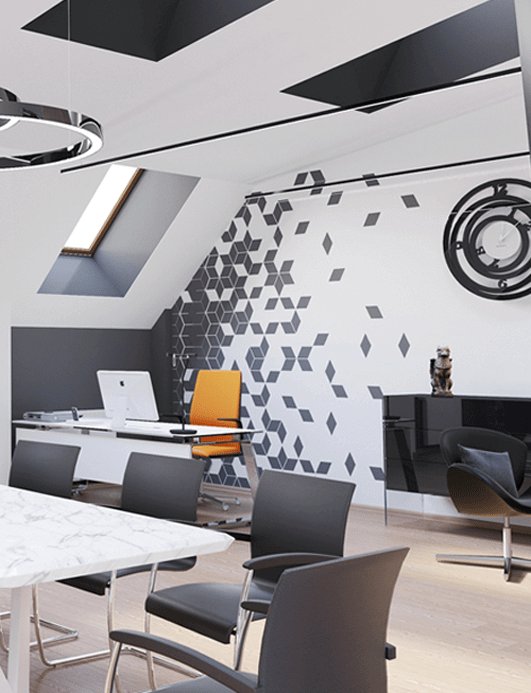 Дизайн интерьера офиса в стиле минимализм-2 | Студия Maxdesign